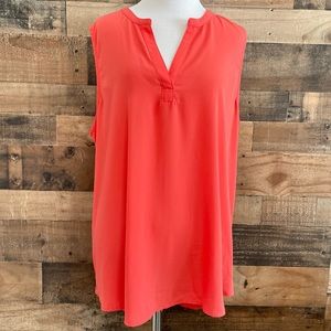 Stitch Fix PaperMoon Coral Sleeveless Blouse